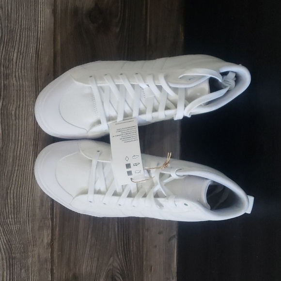 New‎ Adidas Bravada Mid Platform Womens Sneakers Size 9 White Skater Streetwear - Picture 8 of 10